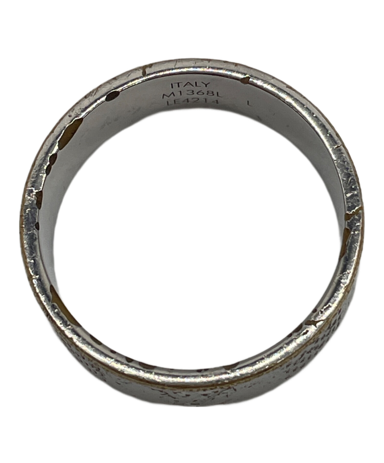 Louis Vuitton バーグ ダミエ リング 22号相当 シルバー 楽天市場