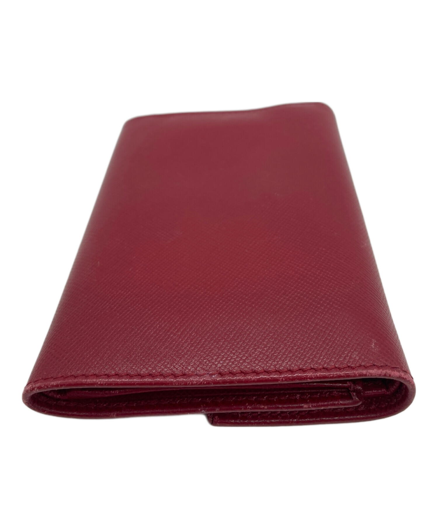 中古・古着通販】PRADA (プラダ) PRADA 3つ折り財布 レッド｜ブランド