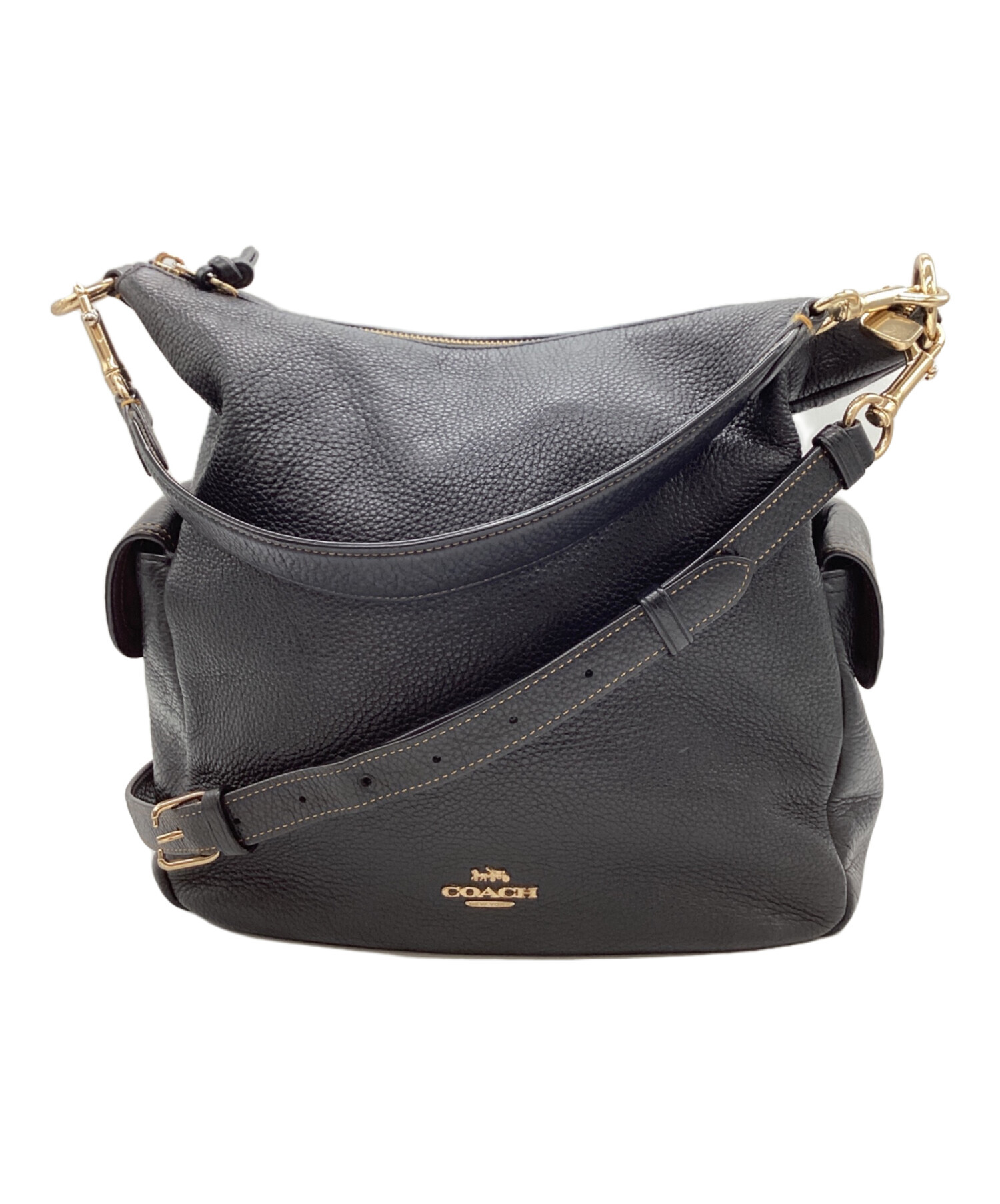 【送料無料】COACH コーチ C5050 ショルダーバッグ　ブラック　中古 中古・古着通販】COACH (コーチ) ショルダーバッグ ブラック｜ブランド