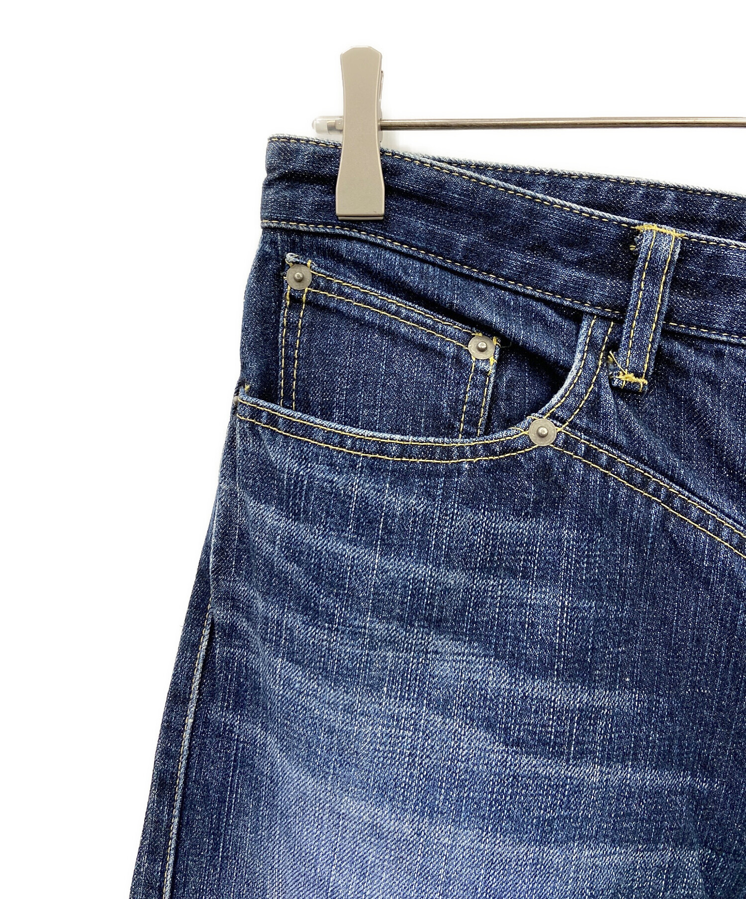 中古・古着通販】ISSEY MIYAKE (イッセイミヤケ) デニムパンツ