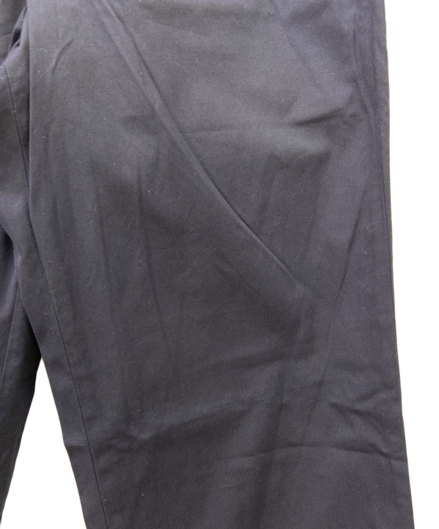 中古・古着通販】ISSEY MIYAKE (イッセイミヤケ) チノパン ブラック