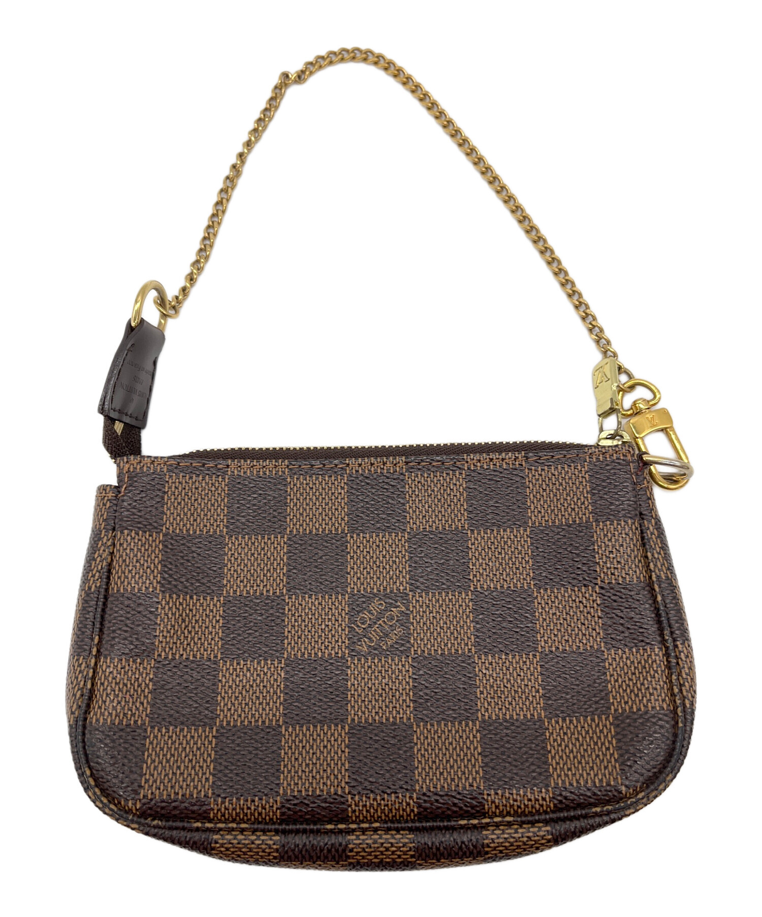 希少ルイヴィトン ダミエ（T&B）ミニポシェット アクセソワール 中古・古着通販】LOUIS VUITTON (ルイ ヴィトン) ミニ・ポシェット