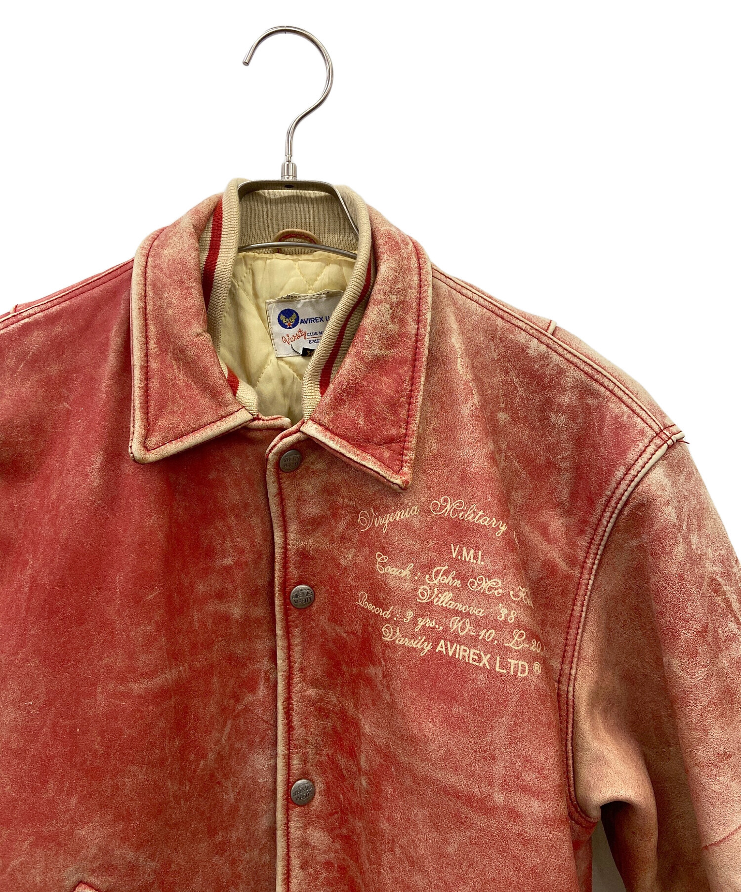 中古・古着通販】AVIREX (アヴィレックス) オールレザースタジャン