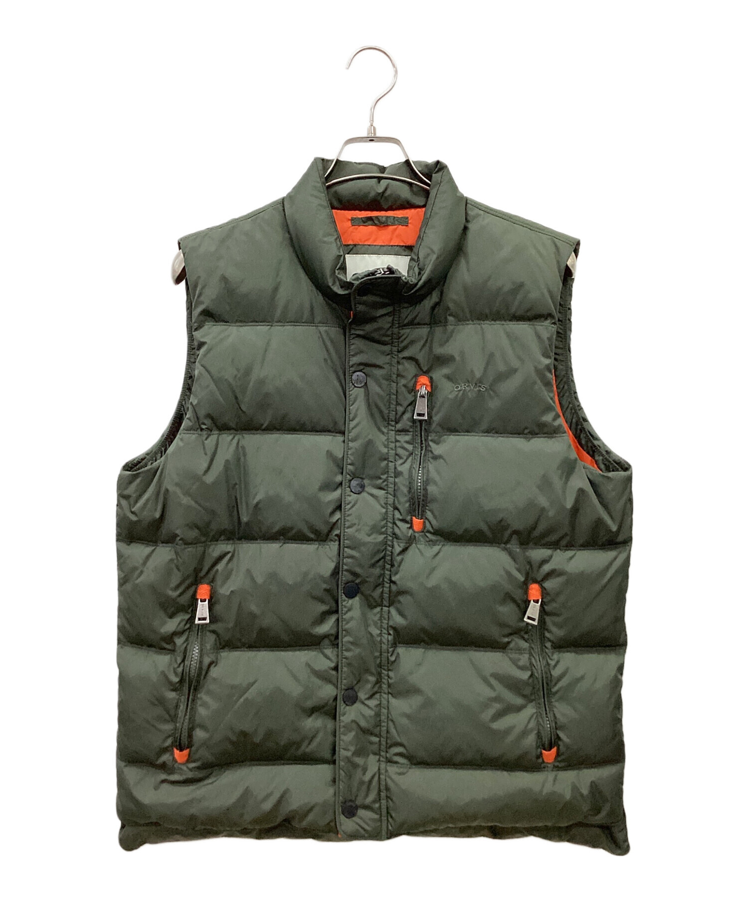 中古・古着通販】ORVIS (オービス) ダウンベスト グリーン サイズ:M