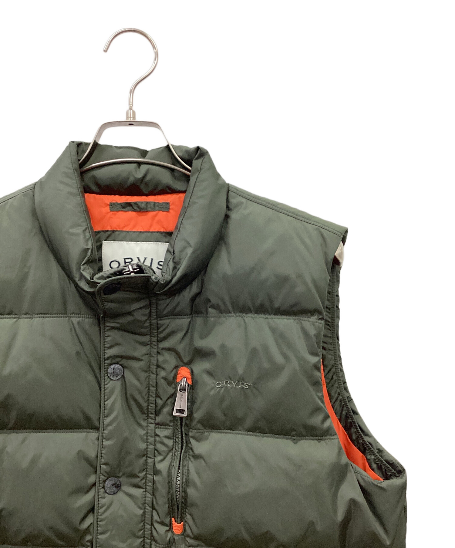 中古・古着通販】ORVIS (オービス) ダウンベスト グリーン サイズ:M