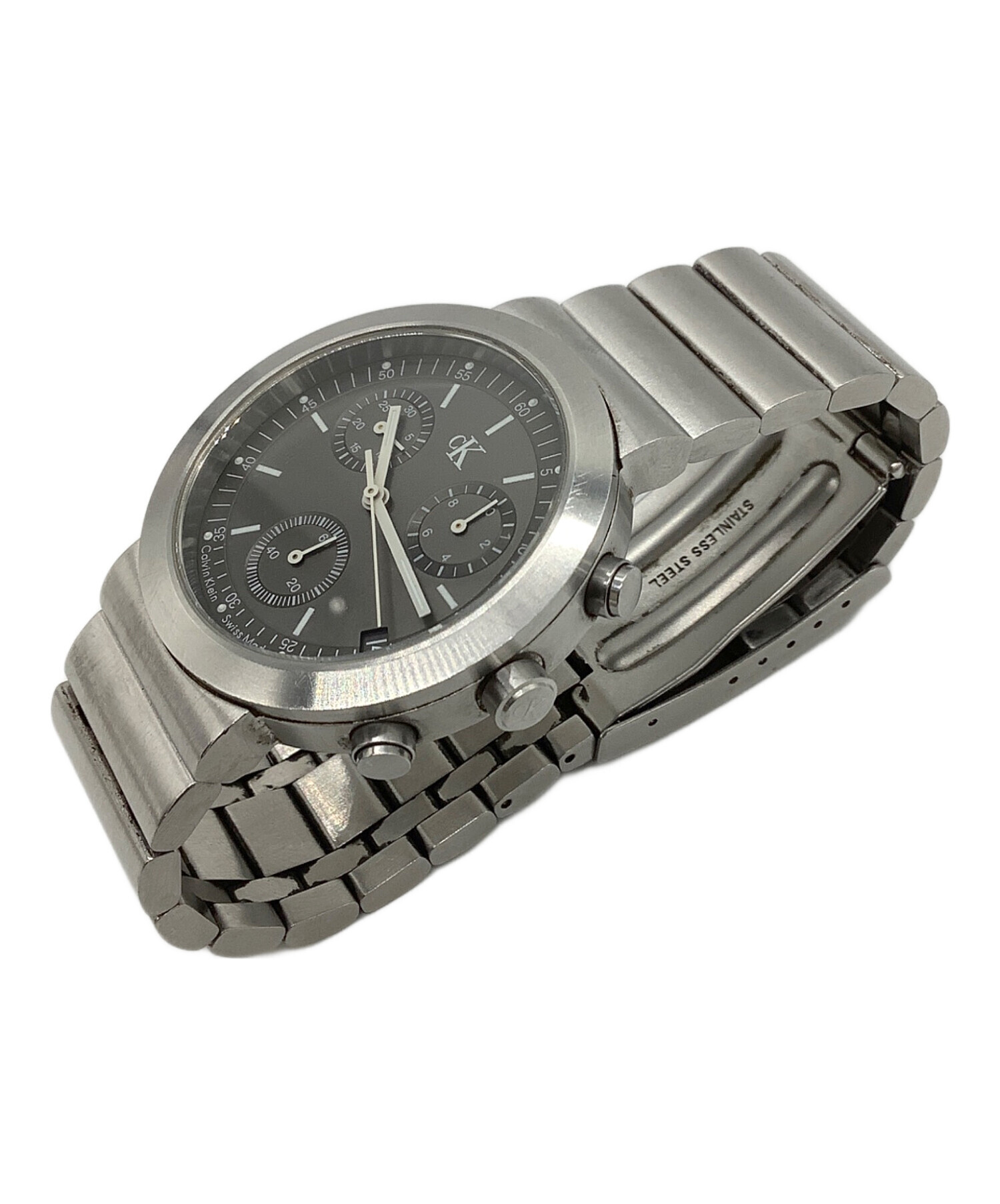 中古・古着通販】Calvin Klein (カルバンクライン) クロノグラフ 