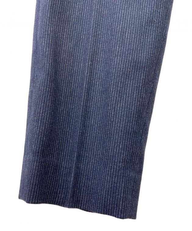 ami アミ スラックス レディース 【古着】【中古】 中古・古着通販】ami (アミ) スラックス ネイビー サイズ:36｜ブランド