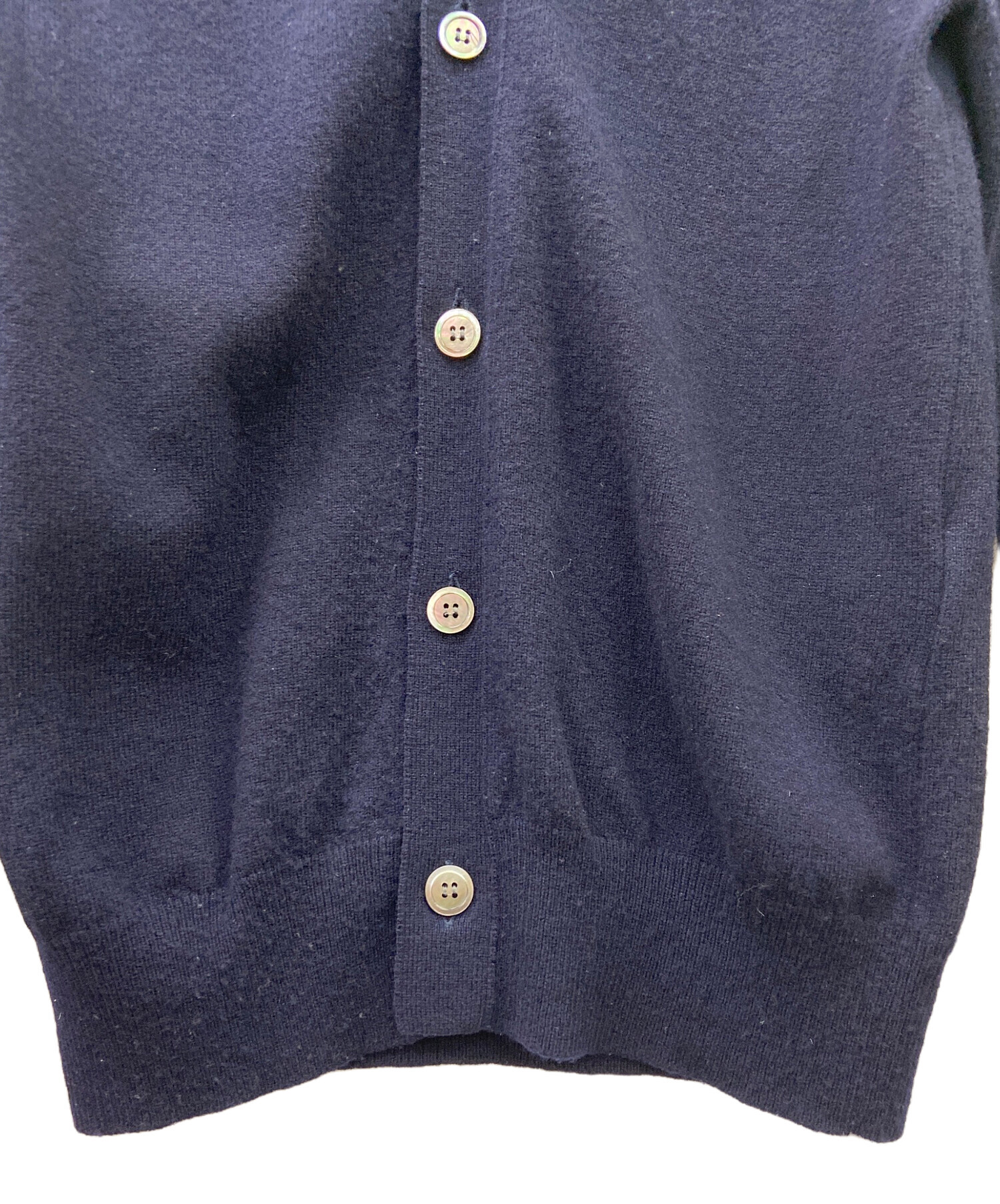 COMME des GARÇONS ネイビー カーディガン S COMME des GARÇONS ネイビー カーディガン Sセコツール ショルダカッタ