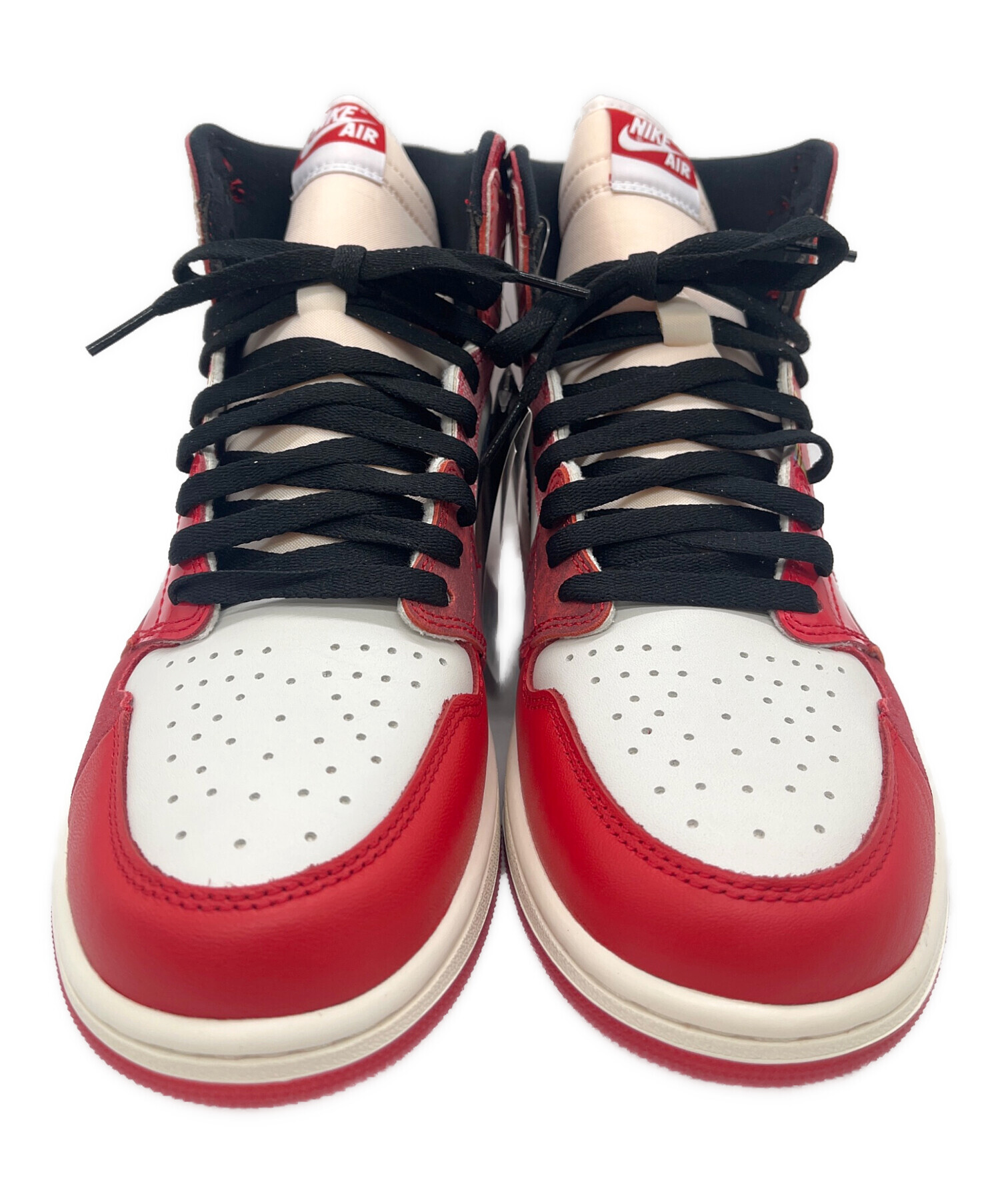 中古・古着通販】NIKE (ナイキ) ハイカットスニーカー レッド×ホワイト 