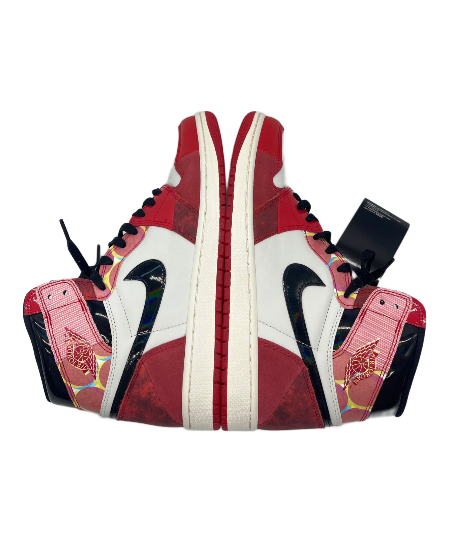 中古・古着通販】NIKE (ナイキ) ハイカットスニーカー レッド×ホワイト 