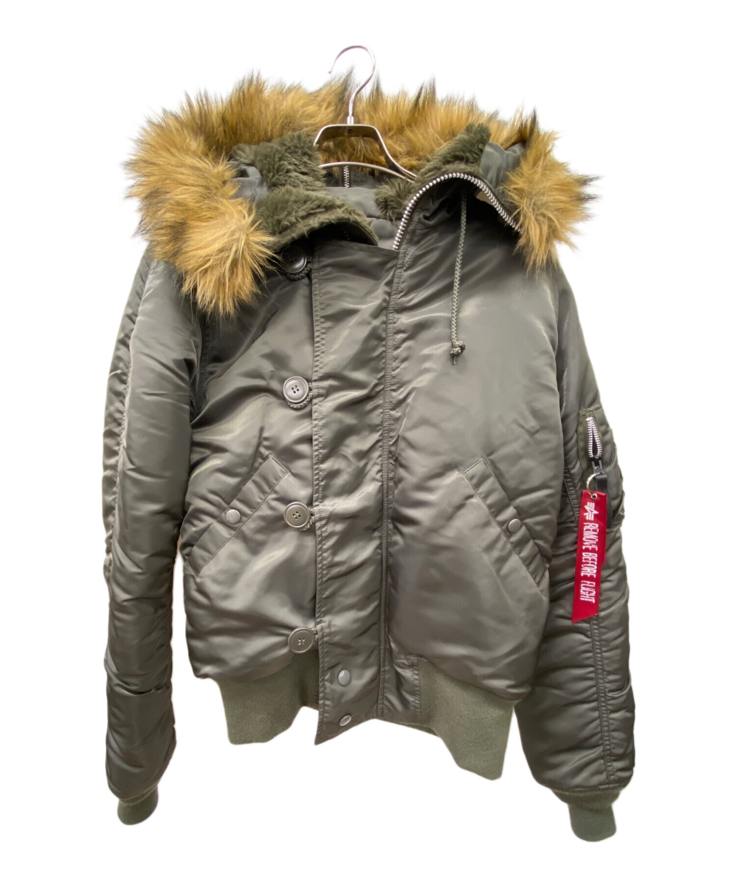 中古・古着通販】ALPHA (アルファ) N-2Bジャケット グリーン サイズ:M