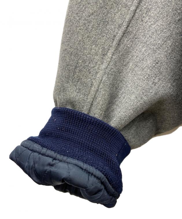中古・古着通販】ROCA WEAR (ロカウェア) スタジャン ネイビー×グレー