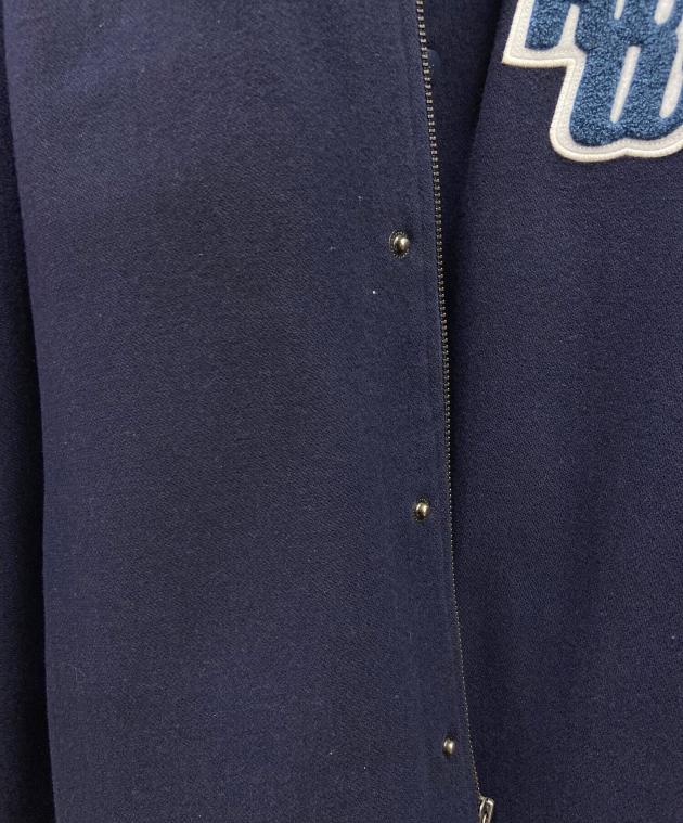 中古・古着通販】ROCA WEAR (ロカウェア) スタジャン ネイビー×グレー
