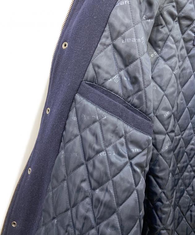 中古・古着通販】ROCA WEAR (ロカウェア) スタジャン ネイビー×グレー