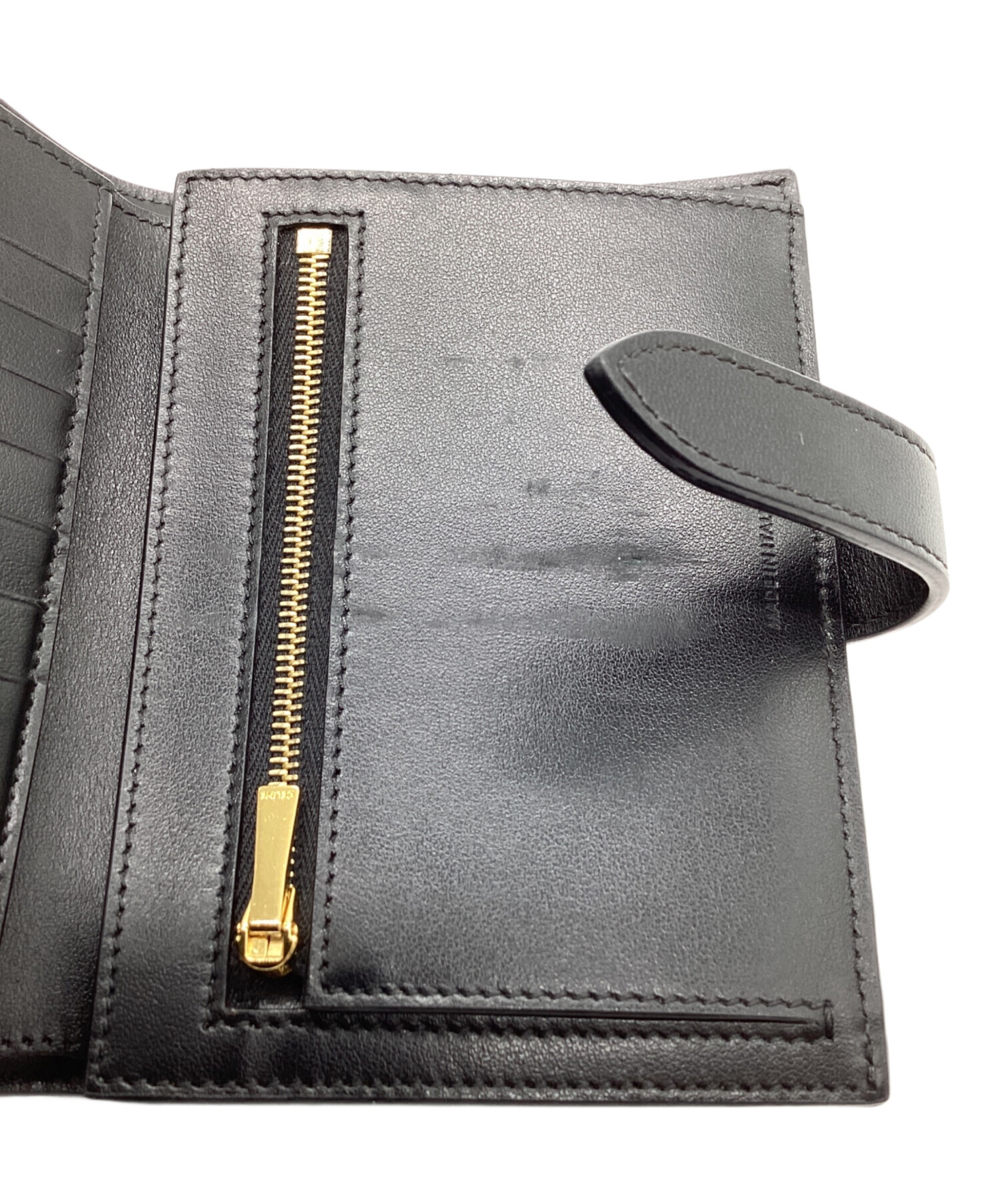 中古・古着通販】CELINE (セリーヌ) 2つ折り財布 ブラウン｜ブランド