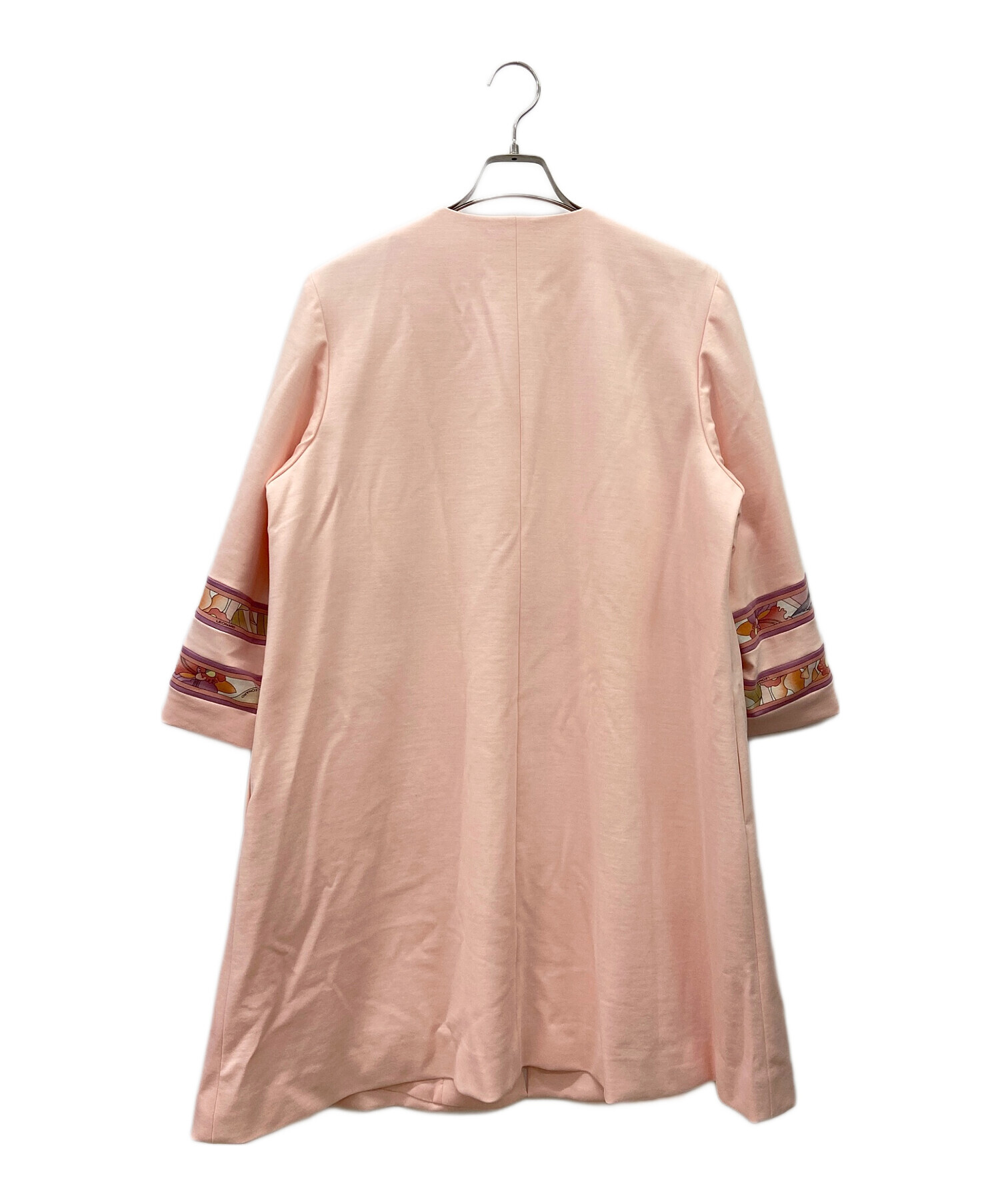 LEONARD*レオナール　コート　スプリング　花柄　大きいサイズ44 中古・古着通販】LEONARD (レオナール) スプリングコート ピンク