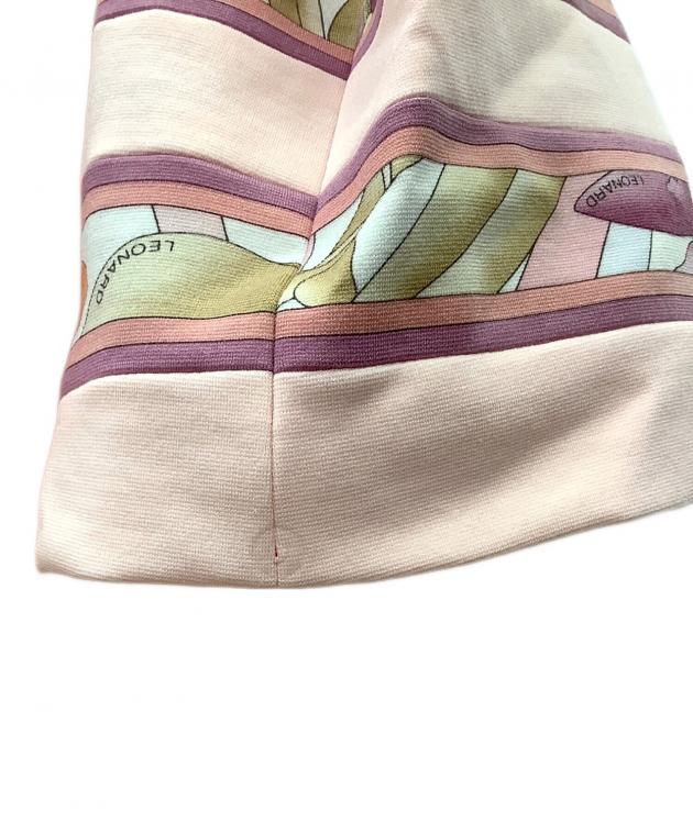 2 未使用保管品　レオナールスポーツ　スプリングコート　ピンク　40 中古・古着通販】LEONARD (レオナール) スプリングコート ピンク