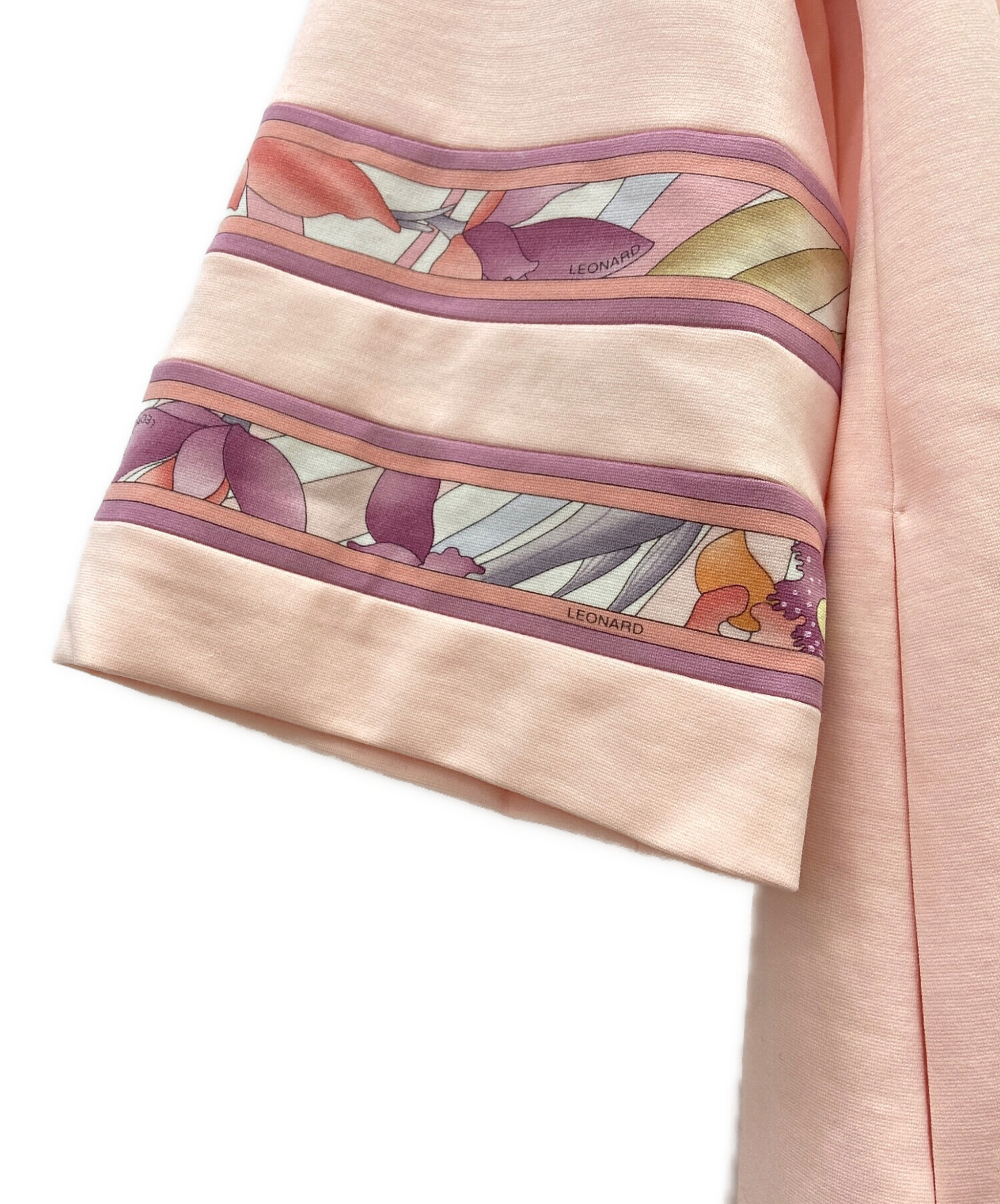 レオナールスポーツ　スプリングコートタグ付き美品 セール】 【撥水】スタンドカラー スプリングコート （その他アウター