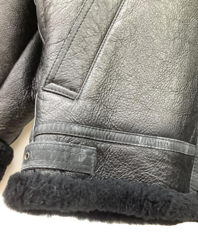 中古・古着通販】ノーブランド (ノーブランド) B-3ジャケット ブラック