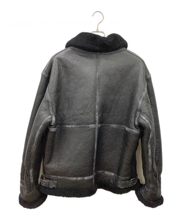 中古・古着通販】ノーブランド (ノーブランド) B-3ジャケット ブラック