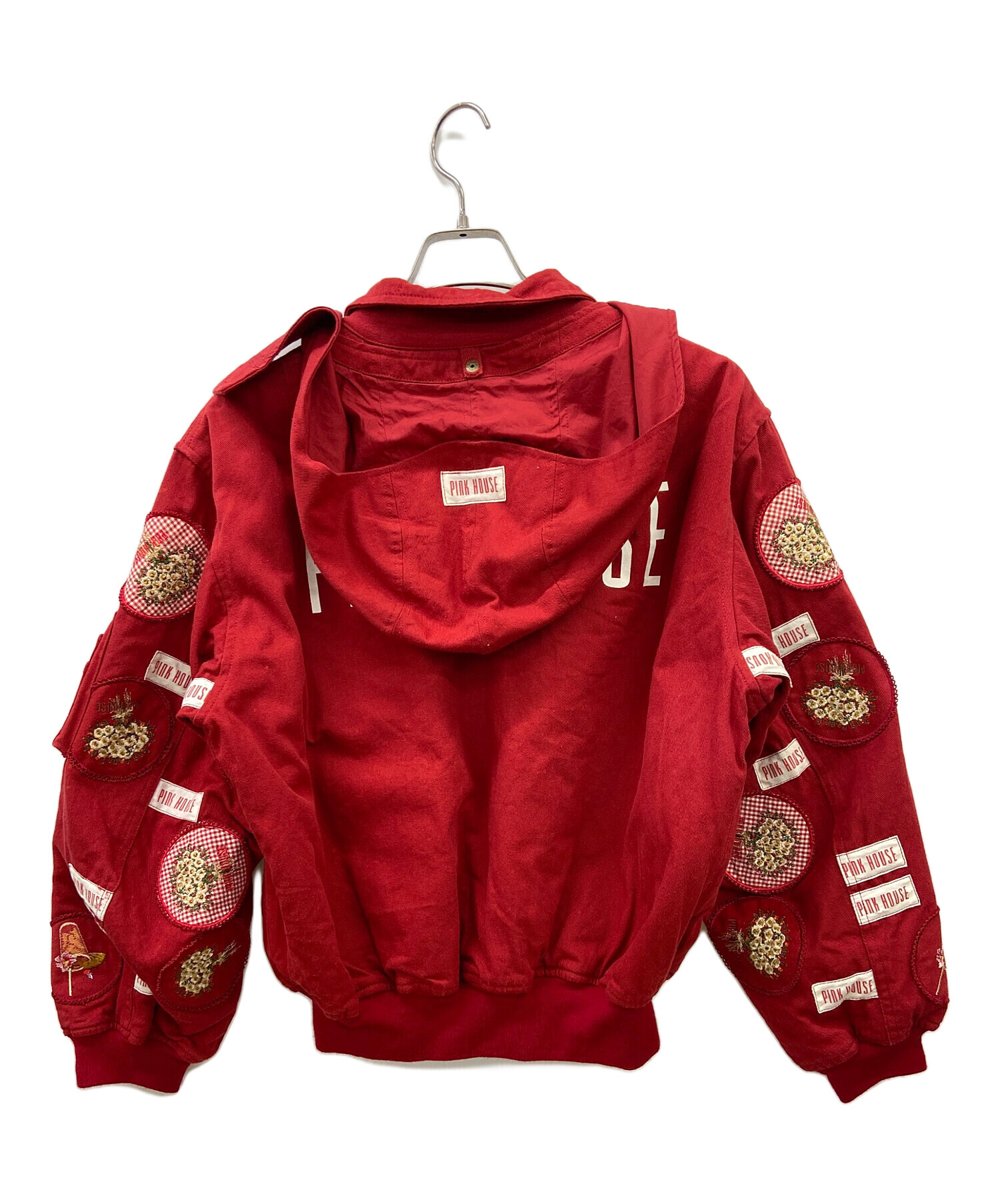 中古・古着通販】PINK HOUSE (ピンクハウス) 中綿ブルゾン レッド 