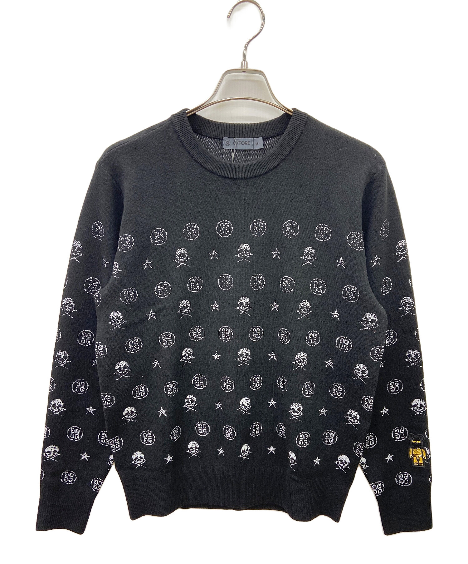 中古・古着通販】G/FORM (ジーフォーム) ベアブリックパターンニット