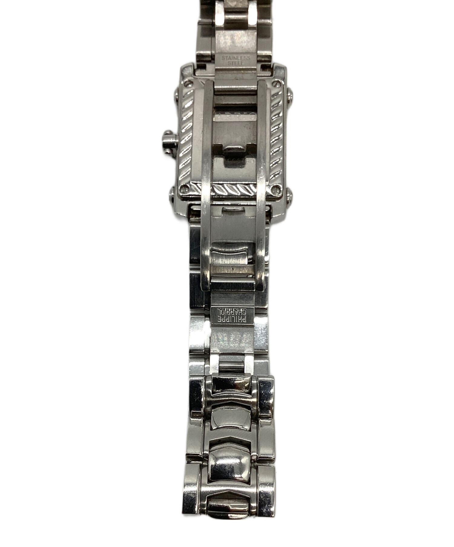 【希少】CHARRIOL GENEVE 腕時計 シャリオール クチャ スクエア 中古・古着通販】CHARRIOL (シャリオール) GENEVE グレー｜ブランド