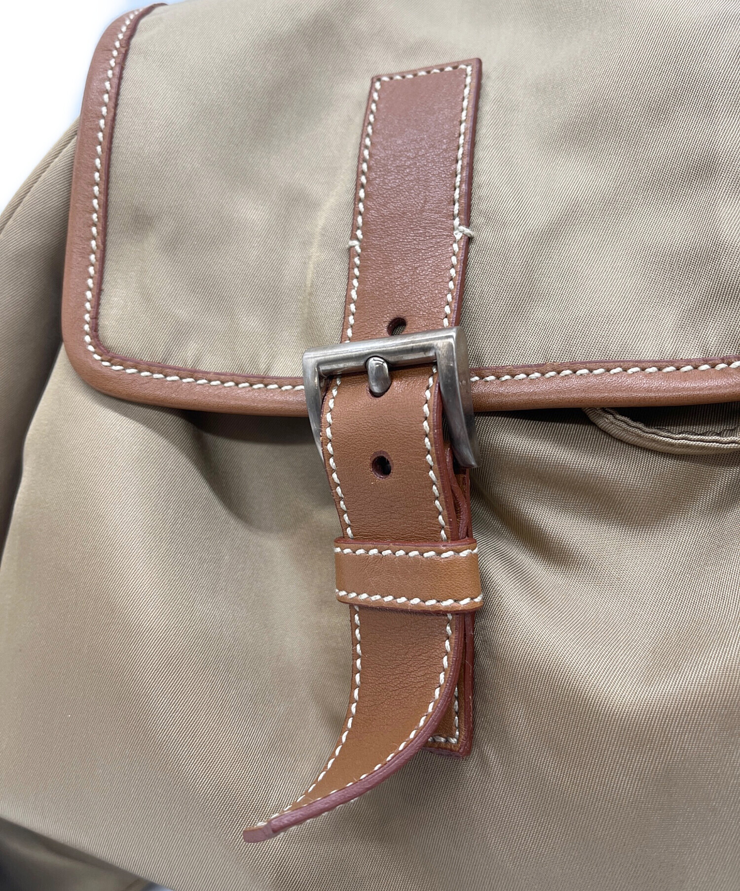 中古・古着通販】PRADA (プラダ) リュック ベージュ｜ブランド・古着