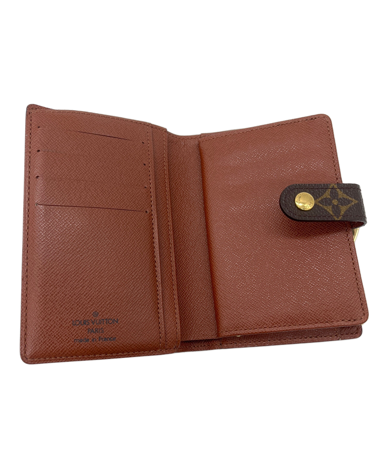 Louis Vuitton 二つ折り財布 ブラウン　本物です！⭐︎ 中古・古着通販】LOUIS VUITTON (ルイ ヴィトン) 2つ折り財布 ブラウン