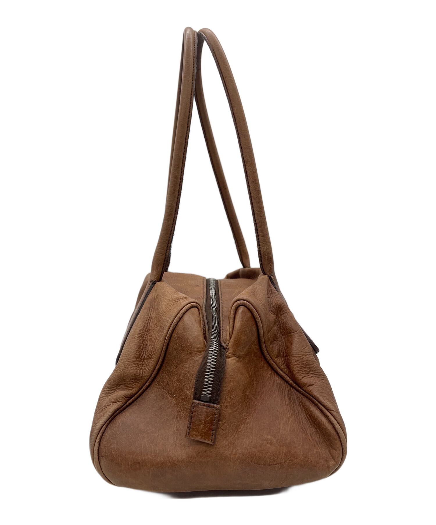 中古・古着通販】MIU MIU (ミュウミュウ) ハンドバッグ ブラウン