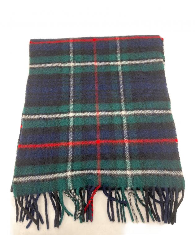 90s 新品 未使用 スコットランド製 BURBERRY マフラ深緑 グリーン 90s 新品 未使用 スコットランド製 BURBERRY マフラ深緑 グリーン 90s