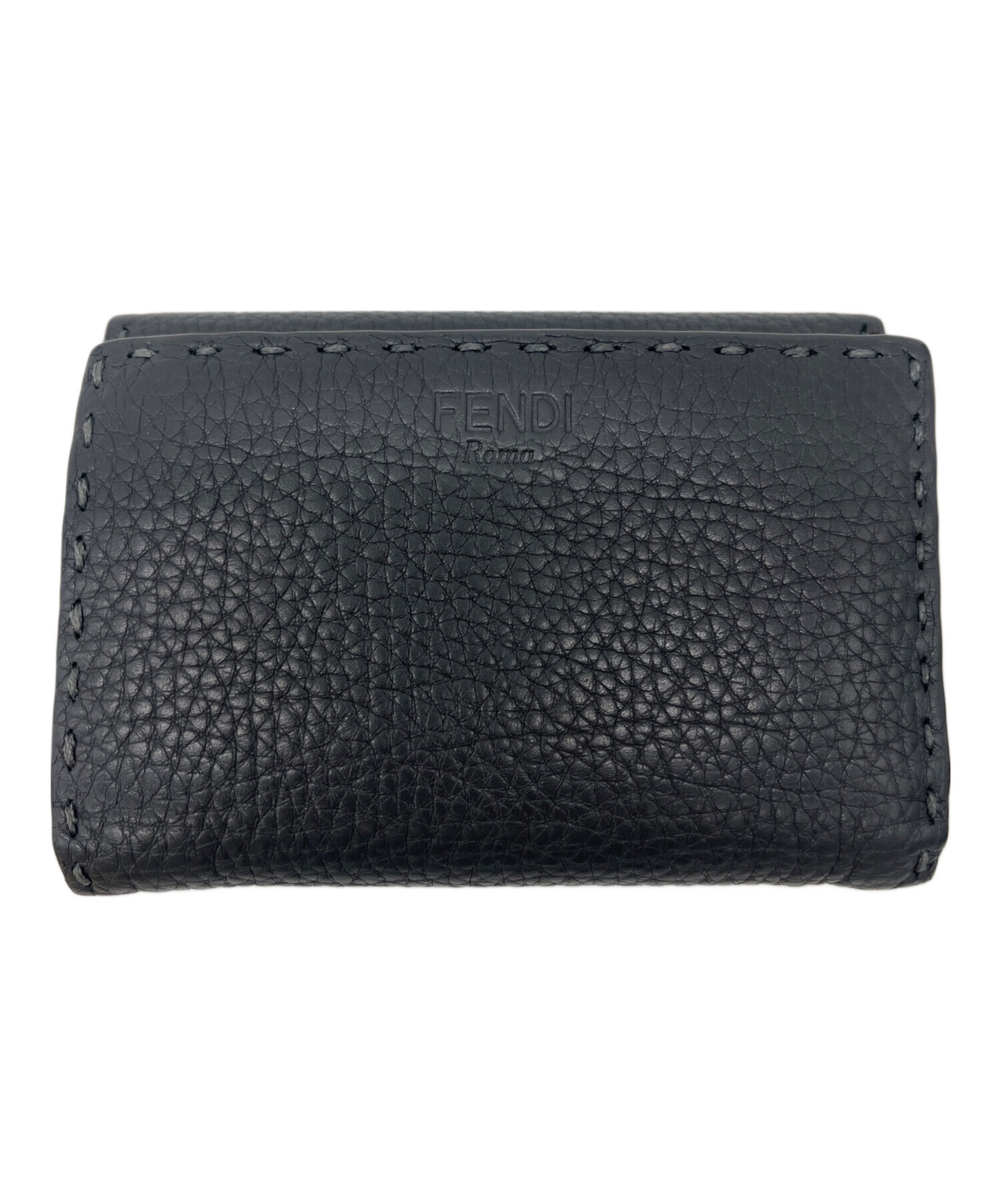 中古・古着通販】FENDI (フェンディ) ターンロック2つ折り財布 グレー
