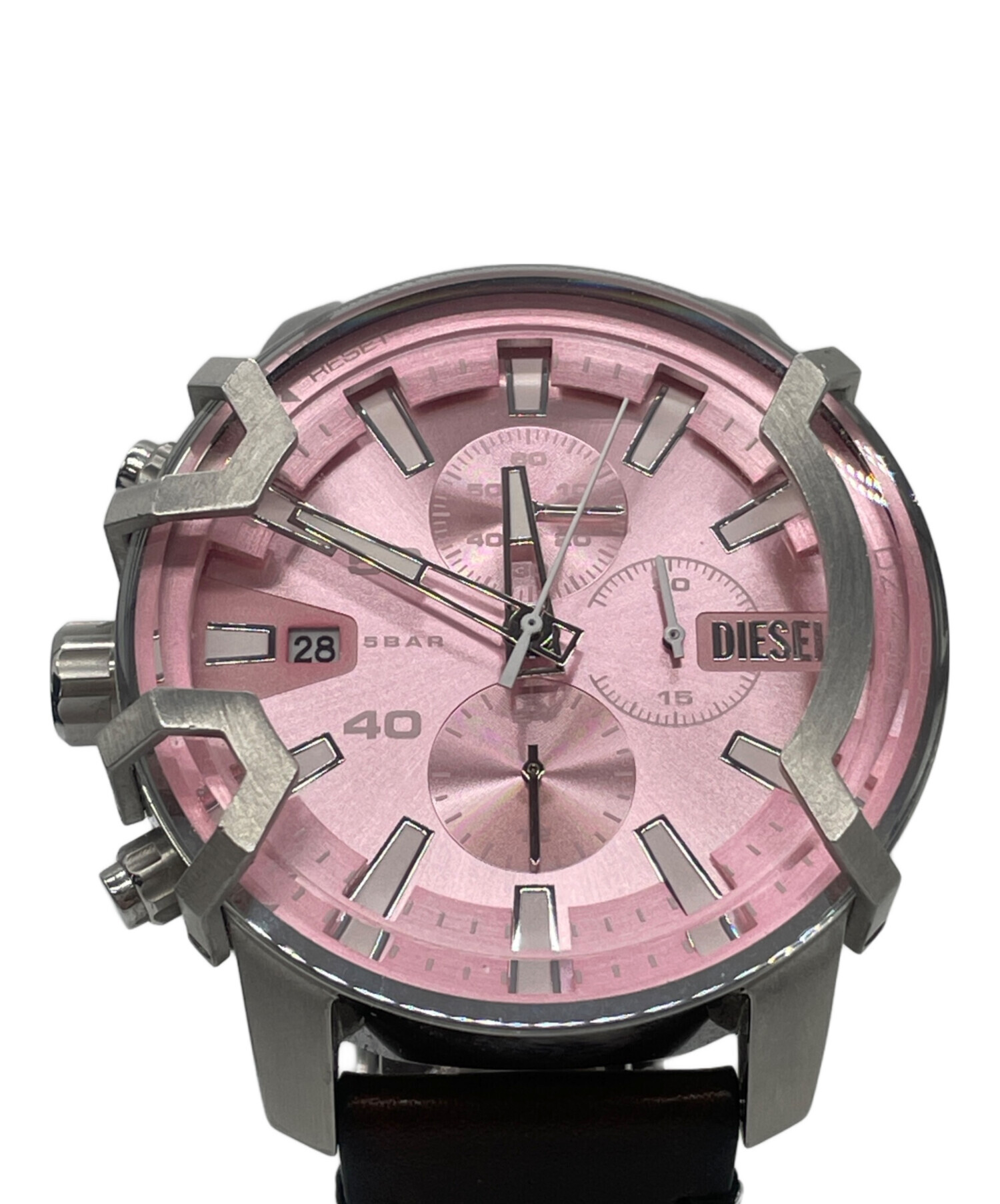 専用！お洒落★■DIESEL　時計　稼働品　古着　 y2k★ 中古・古着通販】DIESEL (ディーゼル) DIESEL クォーツ レザーベルト