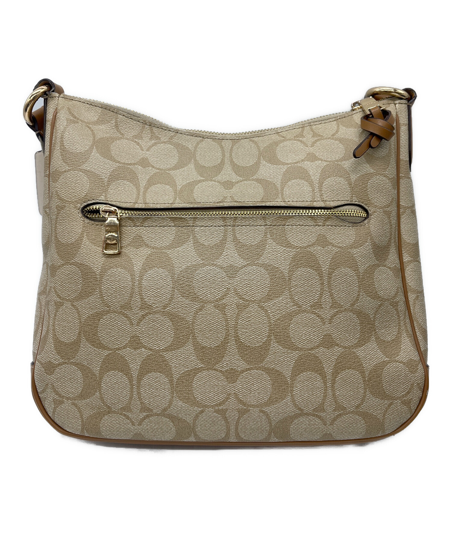 COACH ベージュ ショルダーバッグ COACH ショルダーバッグ ベージュ