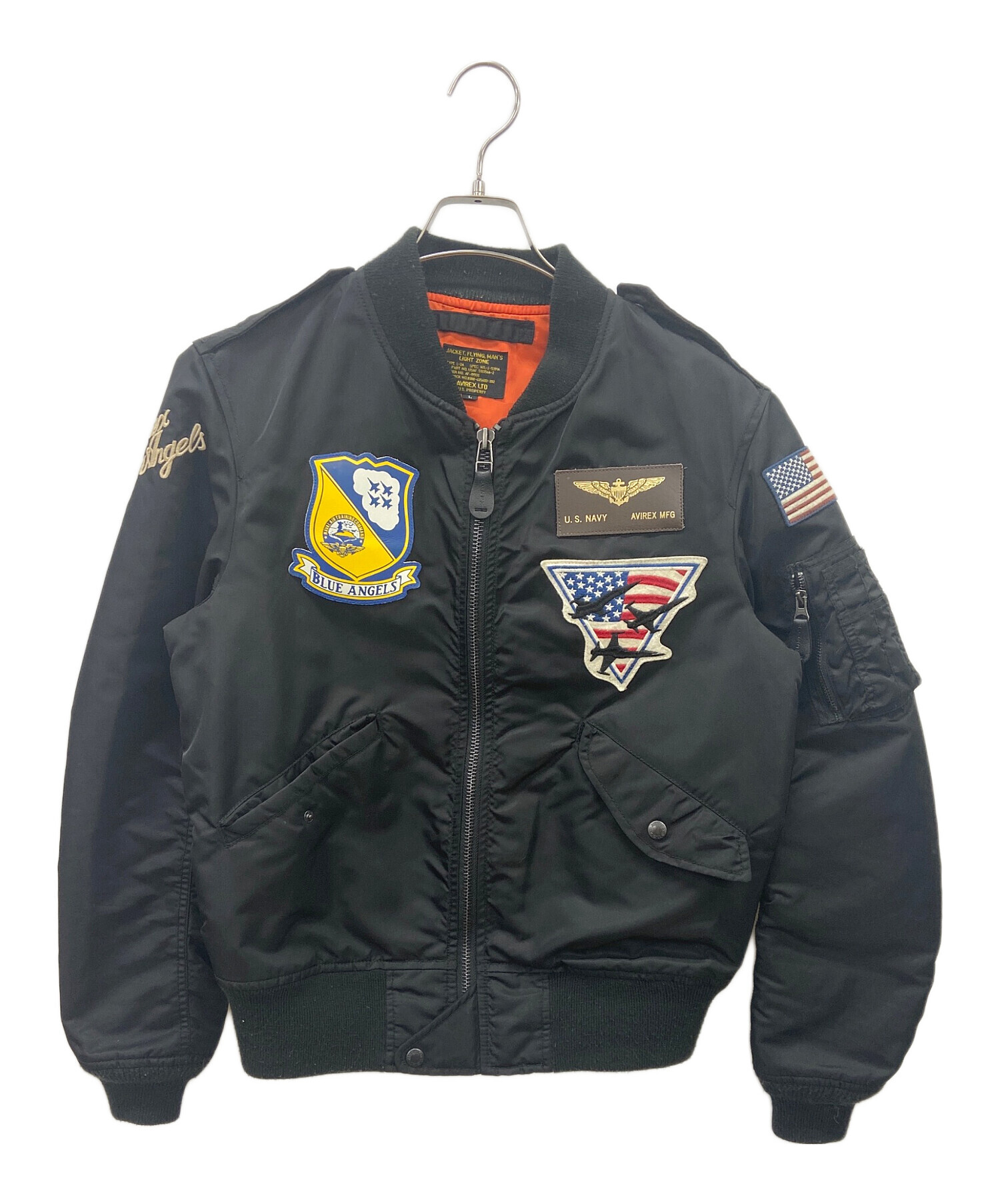 ※入手困難AVIREX フライトジャケット L-2A ブラックエース VF41 入手困難AVIREX フライトジャケット L-2A ブラックエース VF41 AVIREX