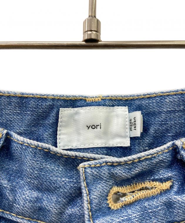 中古・古着通販】YORI (ヨリ) デニムパンツ ブルー サイズ:34