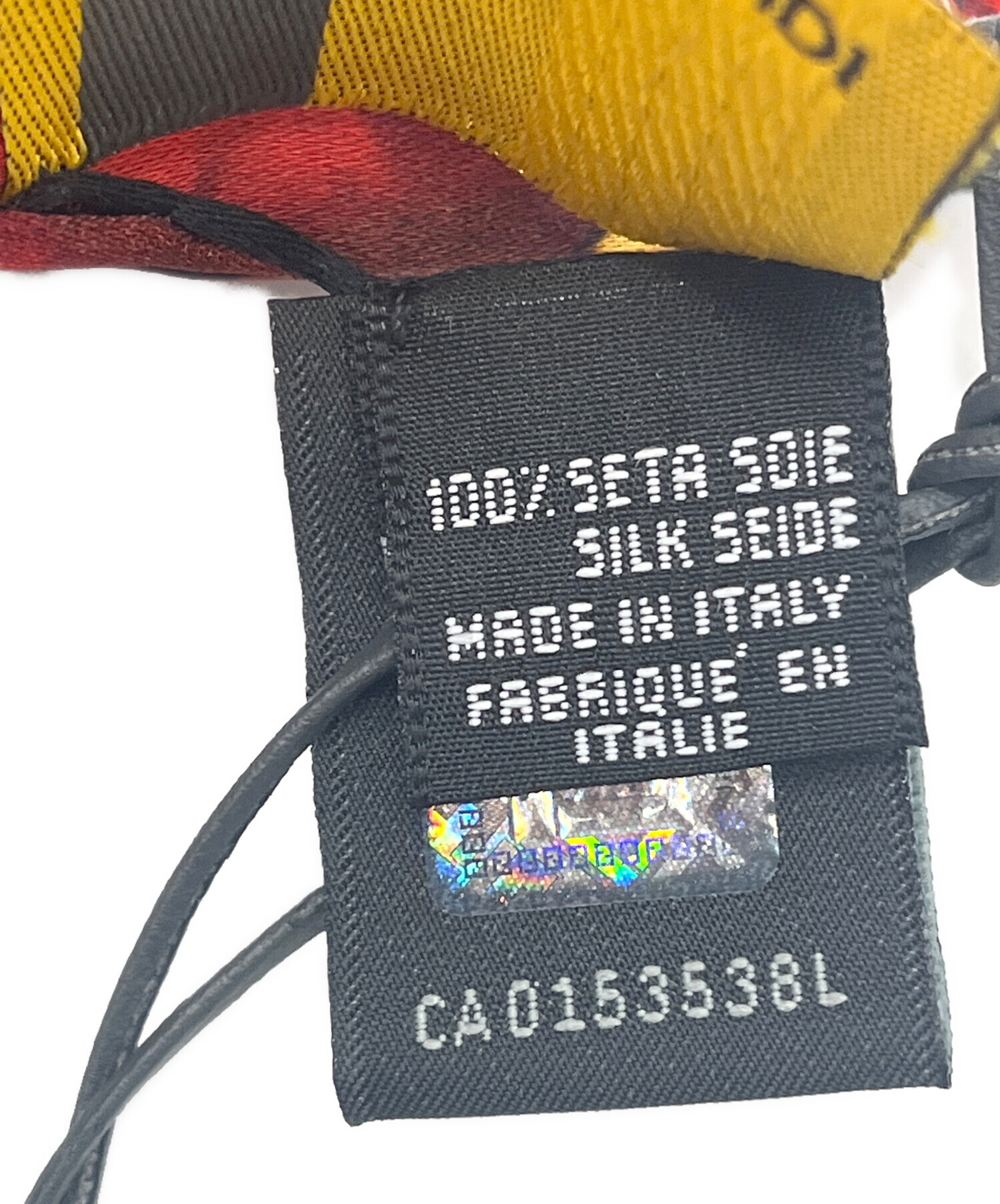 中古・古着通販】FENDI (フェンディ) シルクスカーフ レッド 未使用品