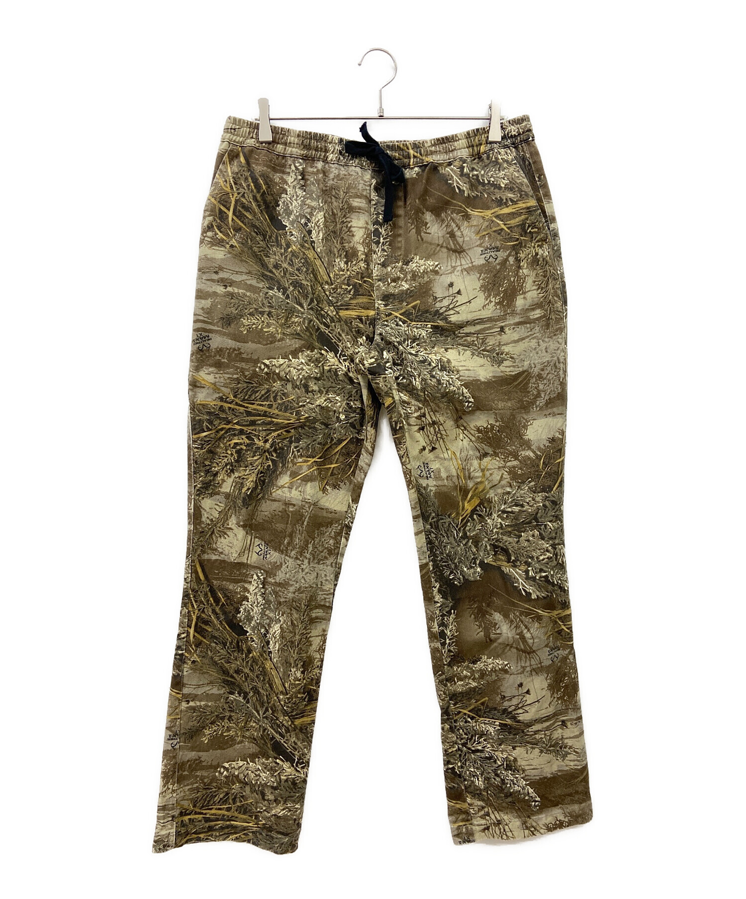 中古・古着通販】HUF (ハフ) リアルツリーパンツ ブラウン×ベージュ