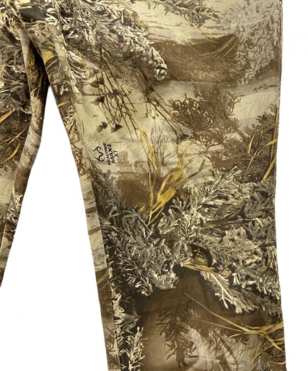 HUF ハフ ブルゾン（その他） M ベージュ 【古着】【中古】【送料無料】 中古・古着通販】HUF (ハフ) リアルツリーパンツ ブラウン×ベージュ
