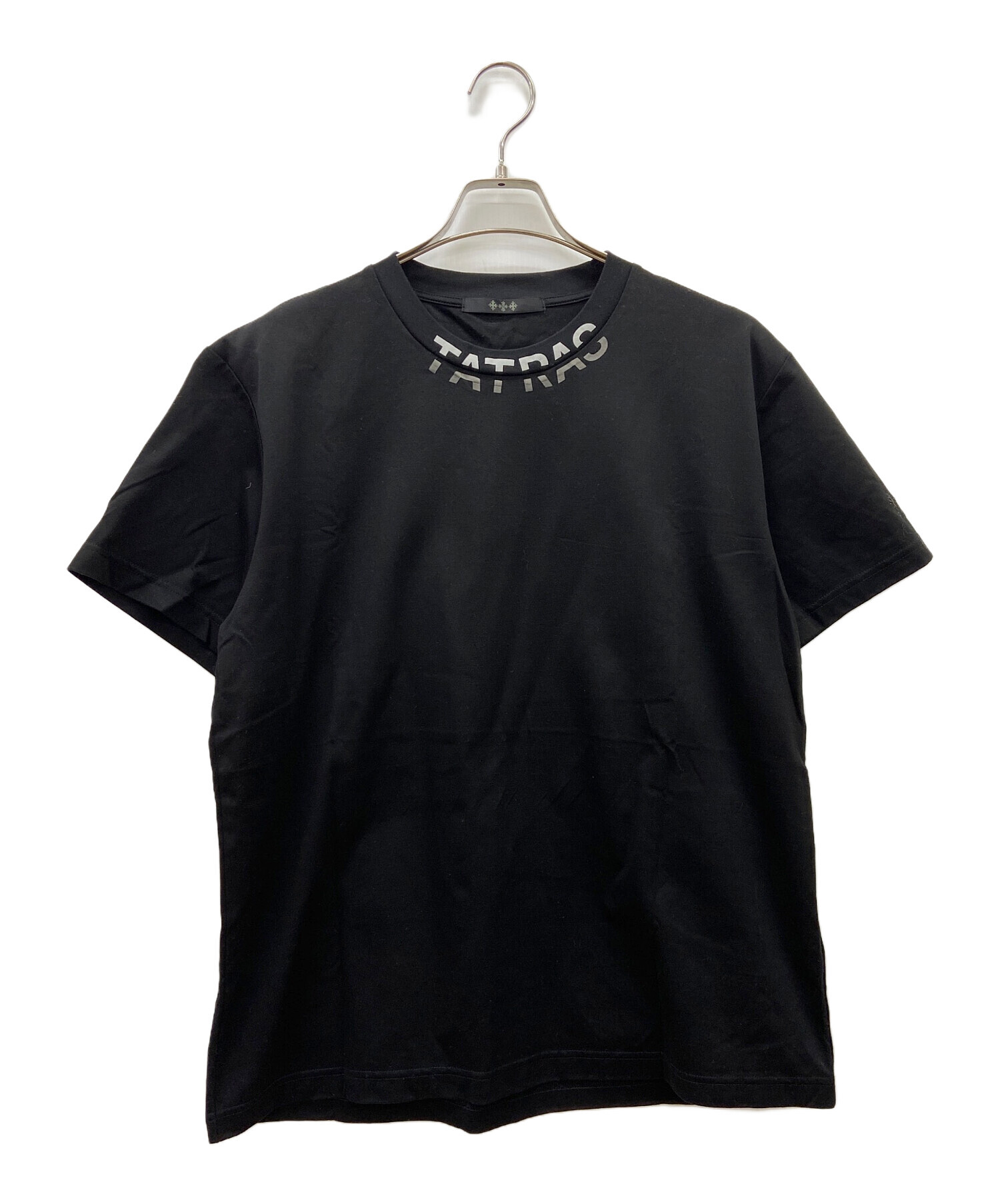 TATRAS ブラック Tシャツ 半袖 中古・古着通販】TATRAS (タトラス) 半袖カットソー ブラック サイズ:2