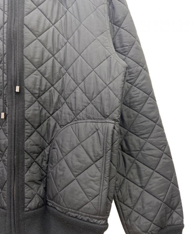 【希少2XL相当】サルバトーレ フェラガモ キルティング　レザージャケット　黒 希少2XL相当】サルバトーレ フェラガモ キルティング レザージャケット