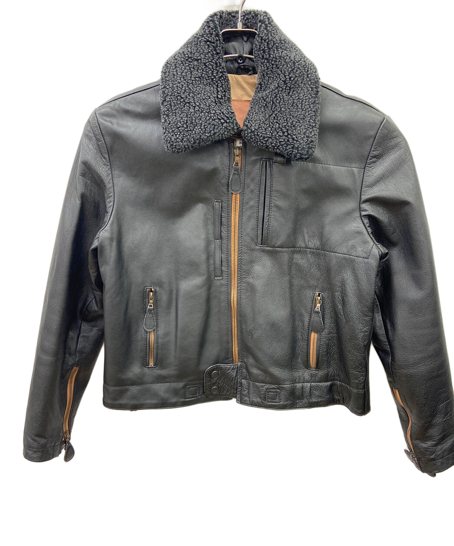 00sアーカイブ スカルエンボスレザージャケット 牛革 本革 古着 中古・古着通販】uniformen erikaclub (エリカクラブ) レザー