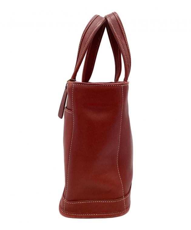 中古・古着通販】COACH (コーチ) ハンドバッグ レッド｜ブランド・古着