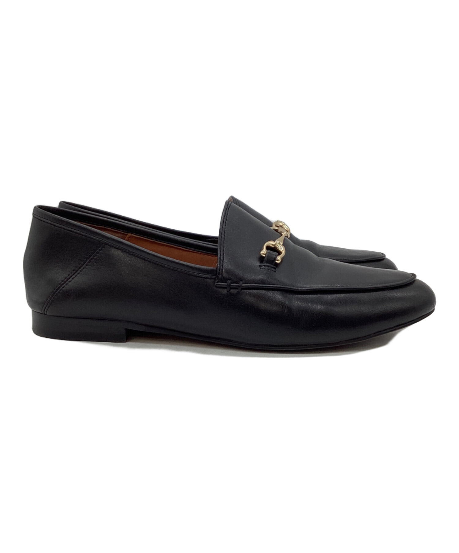 値下！試着のみ/COACH /ブラック /ローファー/コーチ/7.5C/24.5 中古・古着通販】COACH (コーチ) COACH ハーレーローファー ブラック