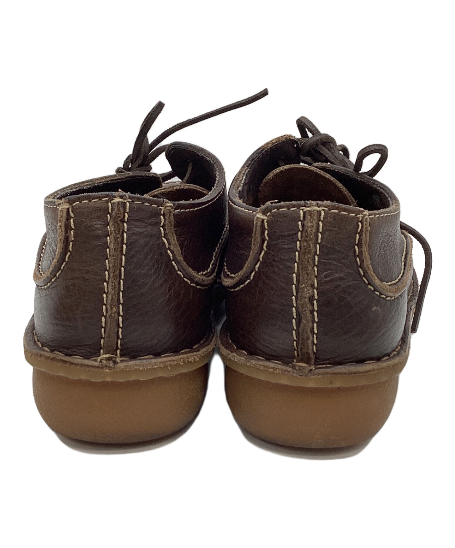 中古・古着通販】CLARKS (クラークス) レザーシューズ ブラウン サイズ
