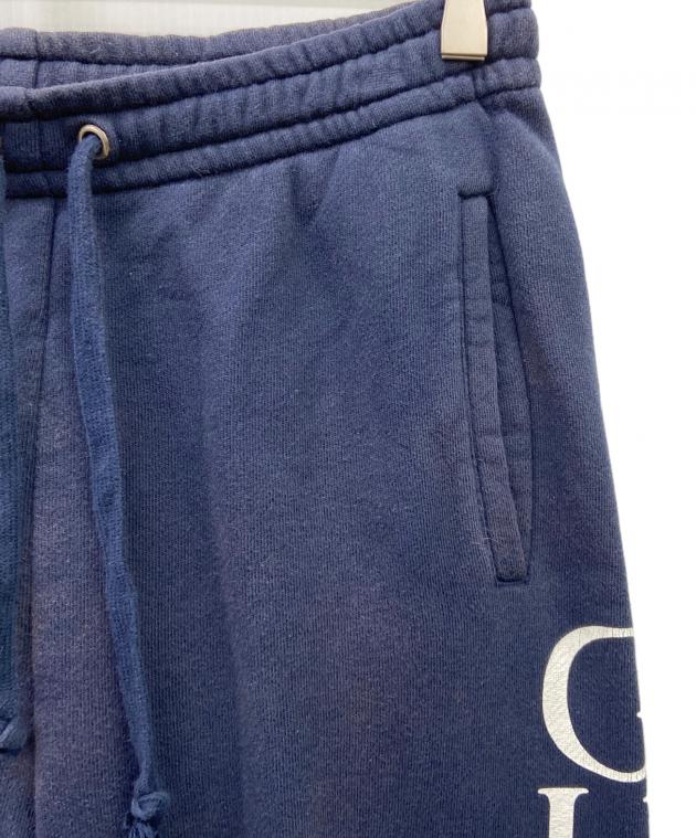 中古・古着通販】GUCCI (グッチ) スウェットパンツ ネイビー×ホワイト