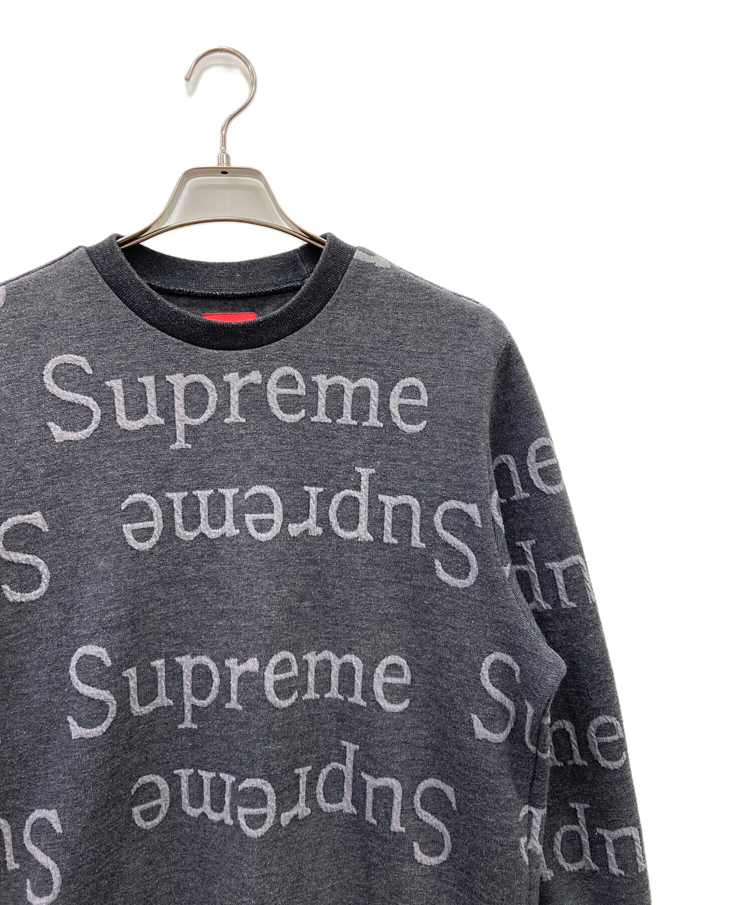 中古・古着通販】Supreme (シュプリーム) ジャガードロゴクルーネック