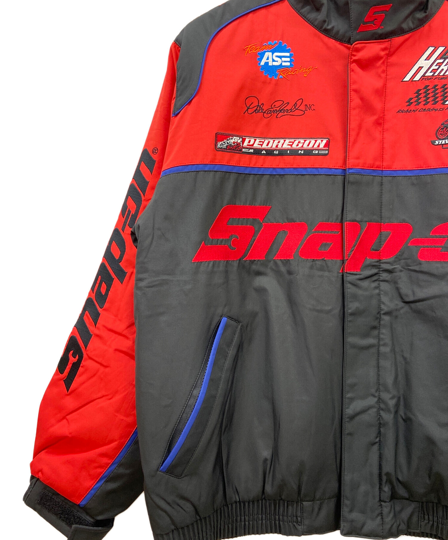 中古・古着通販】SNAP-ON (スナップオン) レーシングジャケット レッド