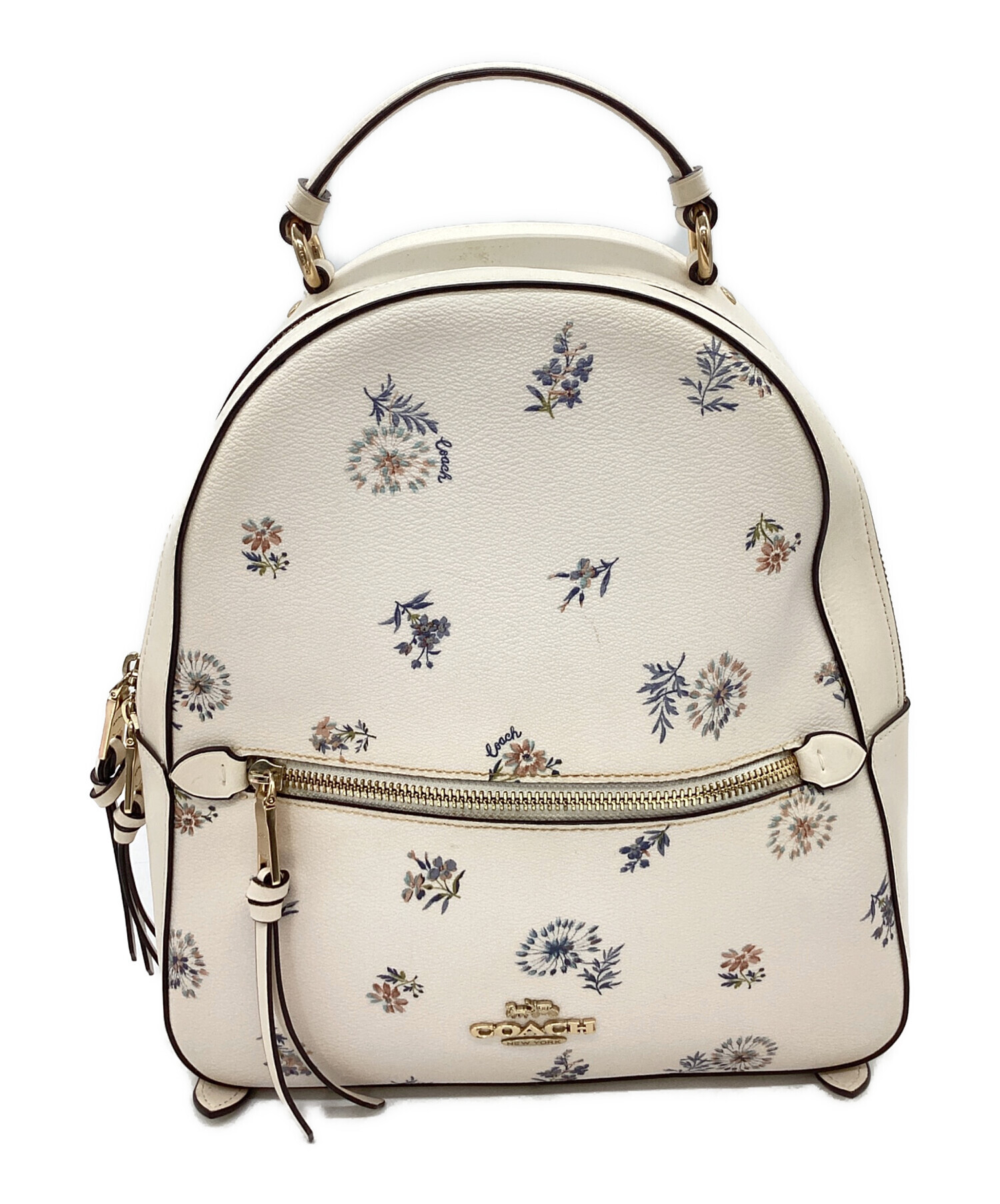 COACH トラ刺繍 リュックアイボリー 中古・古着通販】COACH (コーチ) COACH リュック アイボリー｜ブランド