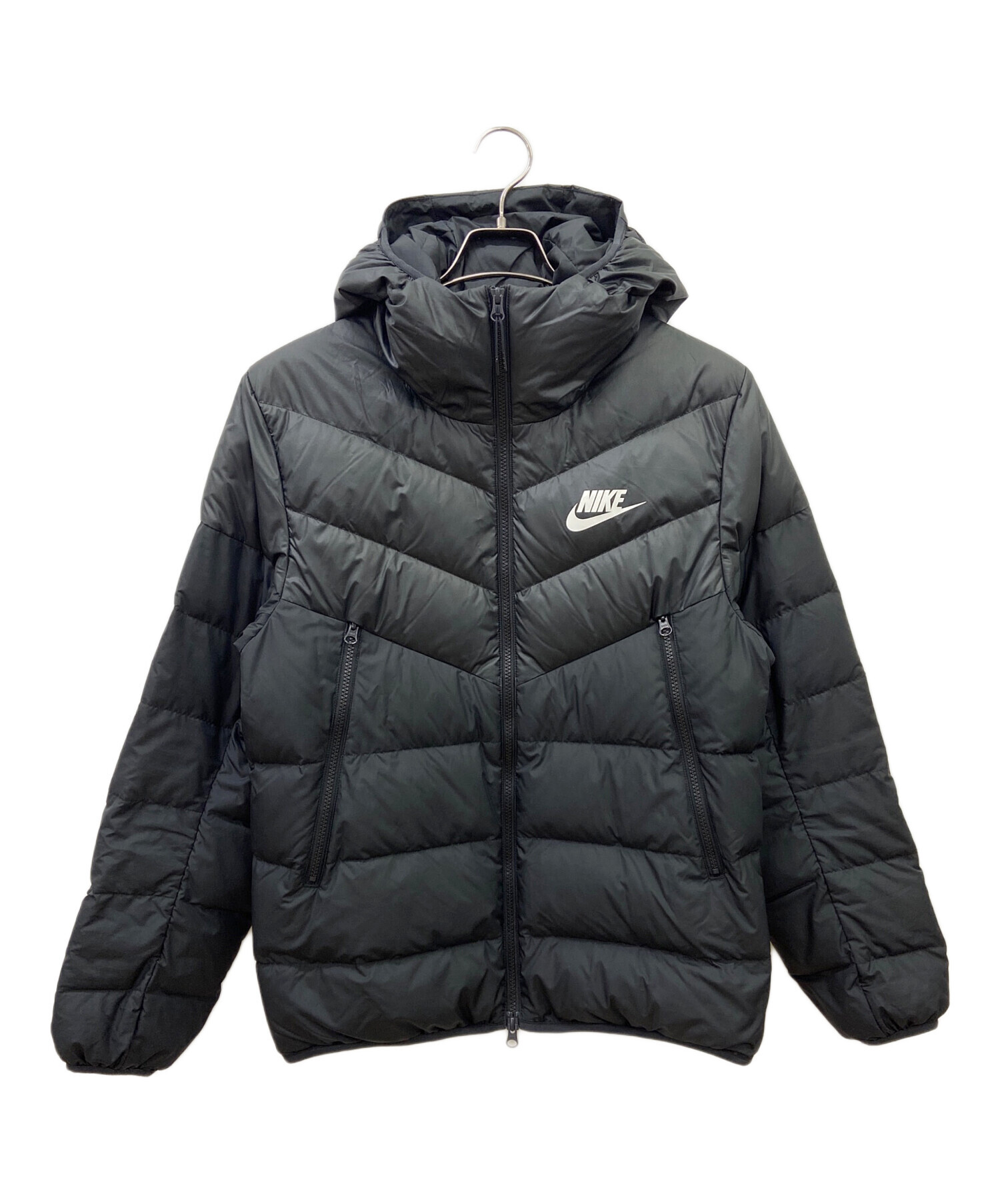 中古・古着通販】NIKE (ナイキ) ダウンジャケット ブラック サイズ:M 